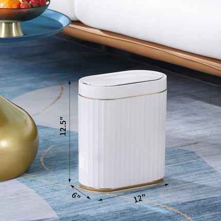 2 Gallon Touchless Trash Can – Motion Sensor Automatic Lid Dustbin by ELPHECO - ONOMIE