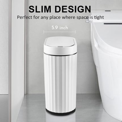 2 Gallon Touchless Trash Can – Motion Sensor Automatic Lid Dustbin by ELPHECO - ONOMIE
