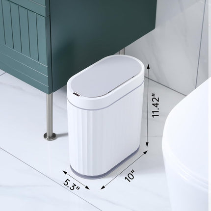 2 Gallon Touchless Trash Can – Motion Sensor Automatic Lid Dustbin by ELPHECO - ONOMIE