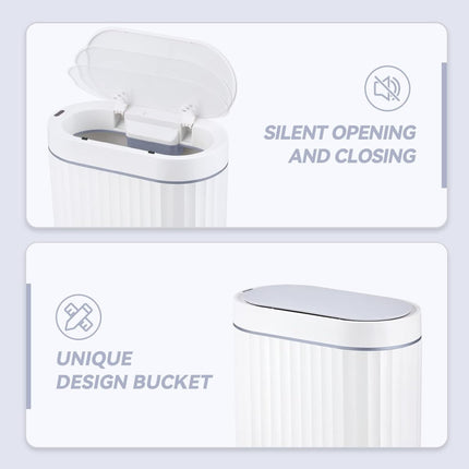 2 Gallon Touchless Trash Can – Motion Sensor Automatic Lid Dustbin by ELPHECO - ONOMIE
