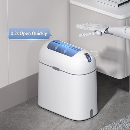 2.5 Gallon Touchless Trash Can – Motion Sensor Automatic Lid Dustbin for Home & Office - ONOMIE