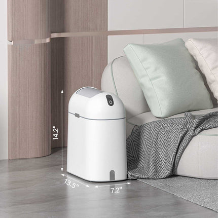 2.5 Gallon Touchless Trash Can – Motion Sensor Automatic Lid Dustbin for Home & Office - ONOMIE