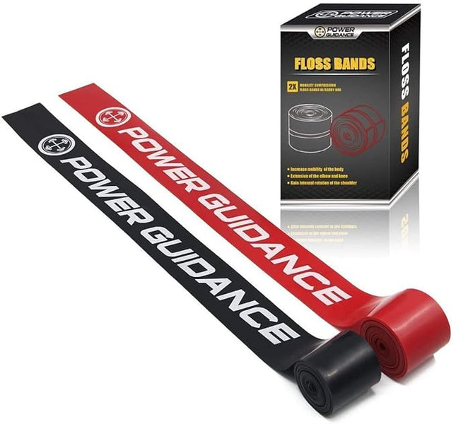 Power Guidance Muscle Floss Bands – Compression Recovery & Mobility Support for Circulation and Pain Relief - POWER GUIDANCE