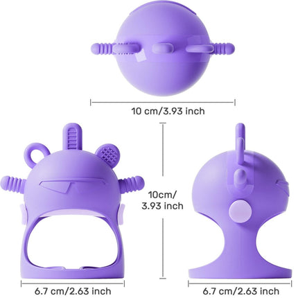 Silicone Mitten Teether for Babies 0-6 Months, BPA-Free Anti-Drop Teething Toy-ONOMIE