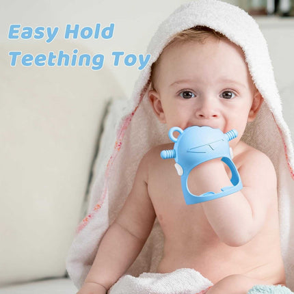 Silicone Mitten Teether for Babies 0-6 Months, BPA-Free Anti-Drop Teething Toy-ONOMIE