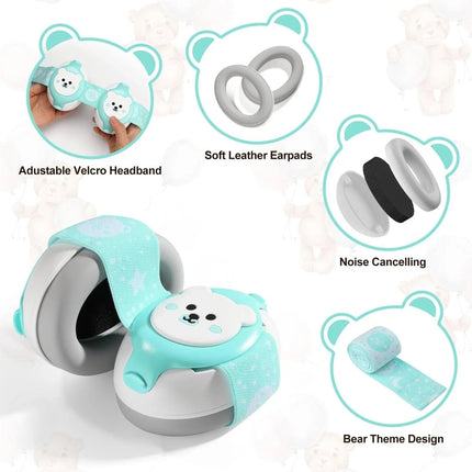 Baby Earmuffs Noise Cancelling Headphones | Infant Ear Protection for Babies 0 - 36 Months - ONOMIE
