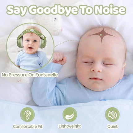Baby Earmuffs Noise Cancelling Headphones | Infant Ear Protection for Babies 0 - 36 Months - ONOMIE