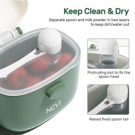 Baby Formula Dispenser – Portable, Travel - Friendly Container| NCVI - ONOMIE