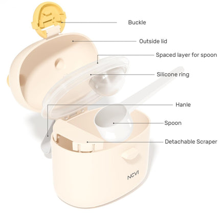 Baby Formula Dispenser – Portable, Travel - Friendly Container| NCVI - ONOMIE