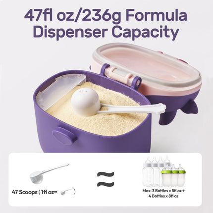 Baby Formula Dispenser – Portable, Travel - Friendly Container| NCVI - ONOMIE