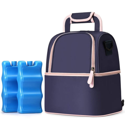 Breast Milk Cooler Bag – Double Layer with 2 Ice Packs - ONOMIE