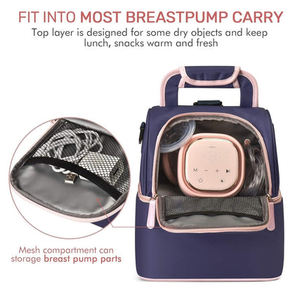 Breast Milk Cooler Bag – Double Layer with 2 Ice Packs - ONOMIE