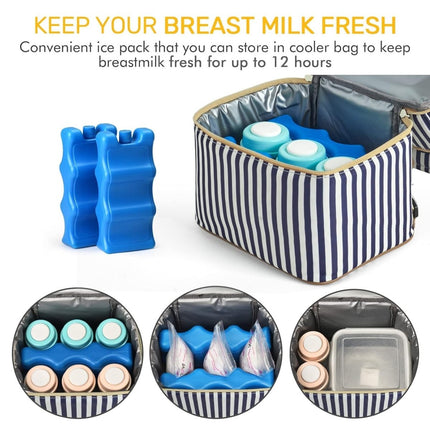 Breast Milk Cooler Bag – Double Layer with 2 Ice Packs - ONOMIE