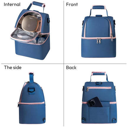 Breast Milk Cooler Bag – Double Layer with 2 Ice Packs - ONOMIE