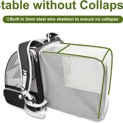 Bubble Cat Backpack Carrier – Transparent Window Travel Backpack for Cats & Small Dogs - ONOMIE