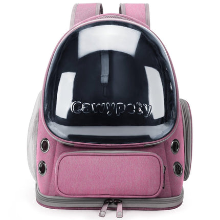 Bubble Cat Backpack Carrier – Transparent Window Travel Backpack for Cats & Small Dogs - ONOMIE