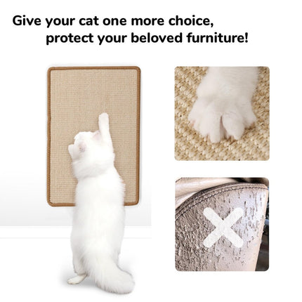 Cat Scratching Mat – Flat Scratch Pad & Resting Mat for Cats - ONOMIE
