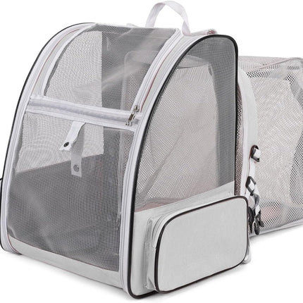 Expandable Cat Backpack Carrier – Breathable Mesh Travel Backpack for Cats & Small Dogs - ONOMIE