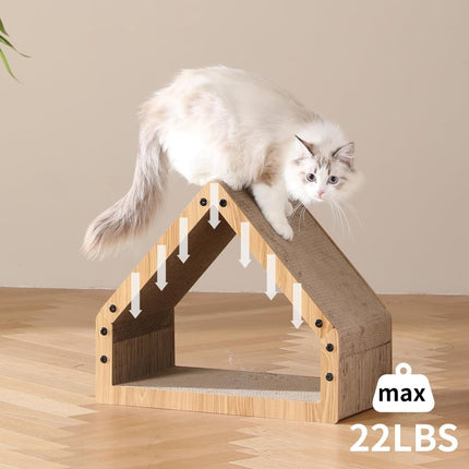FUKUMARU Cat Scratching Board Box – 5 PCS Reversible Cardboard Scratcher - ONOMIE