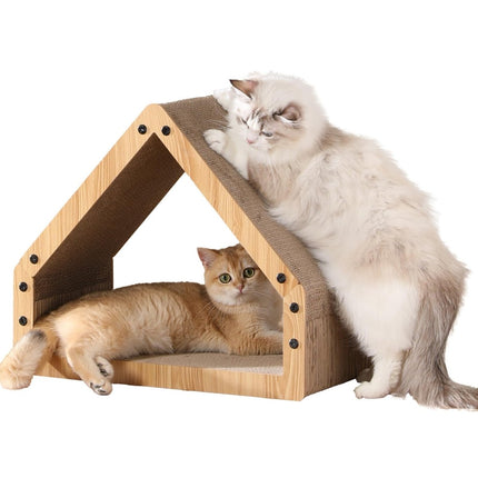 FUKUMARU Cat Scratching Board Box – 5 PCS Reversible Cardboard Scratcher - ONOMIE