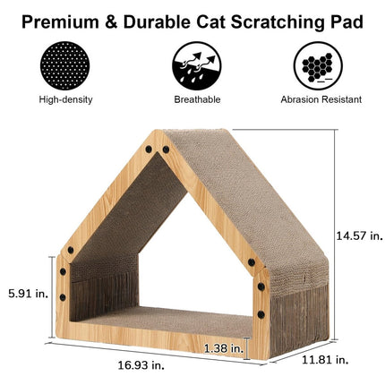 FUKUMARU Cat Scratching Board Box – 5 PCS Reversible Cardboard Scratcher - ONOMIE