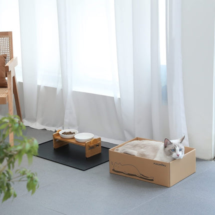 FUKUMARU Cat Scratching Board Box – 5 PCS Reversible Cardboard Scratcher - ONOMIE