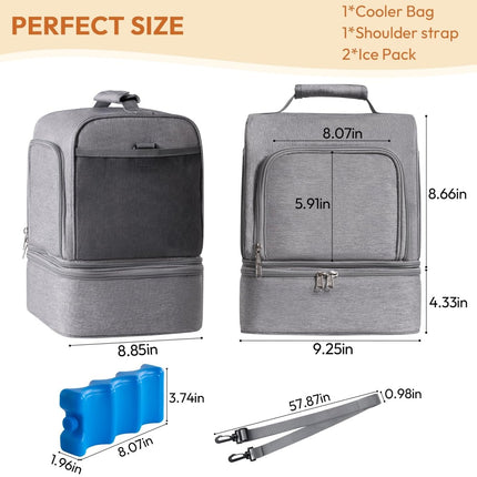 NCVI Breast Pump Bag with Ice Pack - NCVI