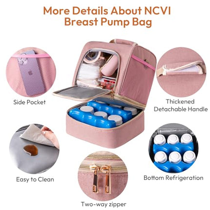NCVI Breast Pump Bag with Ice Pack - NCVI