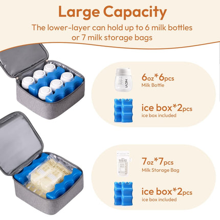 NCVI Breast Pump Bag with Ice Pack - NCVI