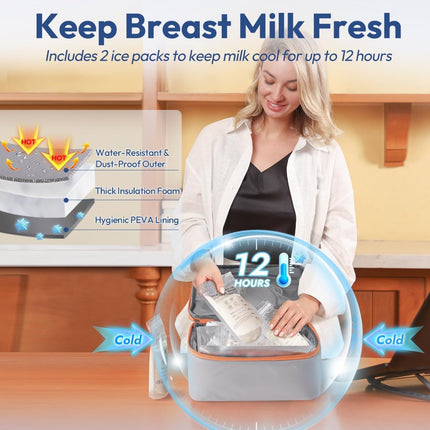 NCVI Breast Pump Bag with Ice Pack - NCVI
