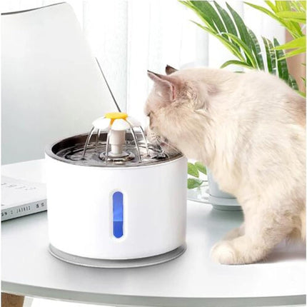 Parner Cat Drinking Fountain, Water Dispenser for Cats with Water Level Window - Parner