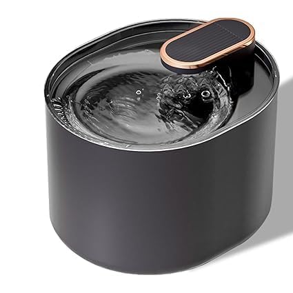 Parner Cat Drinking Fountain, Water Dispenser for Cats with Water Level Window - Parner