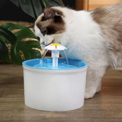 Parner Cat Drinking Fountain, Water Dispenser for Cats with Water Level Window - Parner