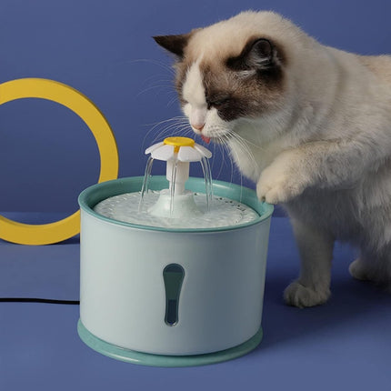 Parner Cat Drinking Fountain, Water Dispenser for Cats with Water Level Window - Parner