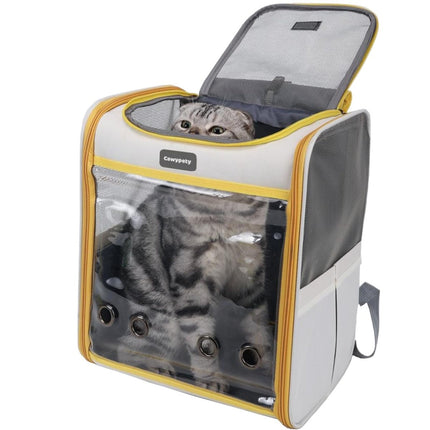 Transparent Pet Carrier Backpack for Travel | Lightweight & Breathable-ONOMIE