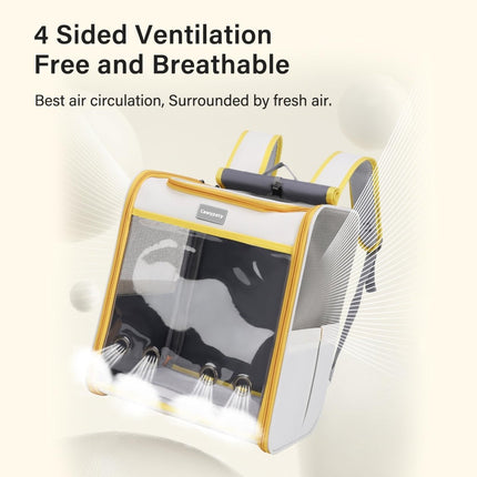 Transparent Pet Carrier Backpack for Travel | Lightweight & Breathable-ONOMIE