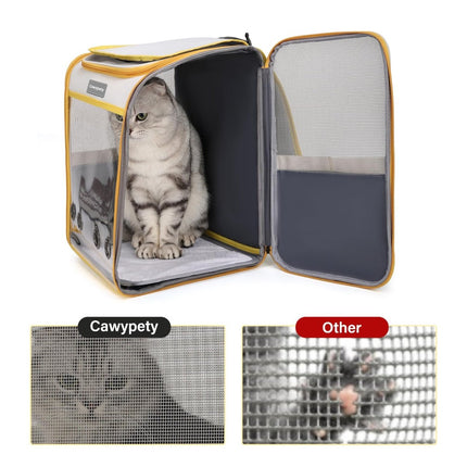Transparent Pet Carrier Backpack for Travel | Lightweight & Breathable-ONOMIE