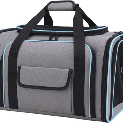 Pet Travel Carrier Bag – Soft - Sided Portable Carry Bag for Cats & Small Dogs - ONOMIE