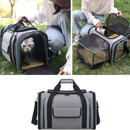 Pet Travel Carrier Bag – Soft - Sided Portable Carry Bag for Cats & Small Dogs - ONOMIE