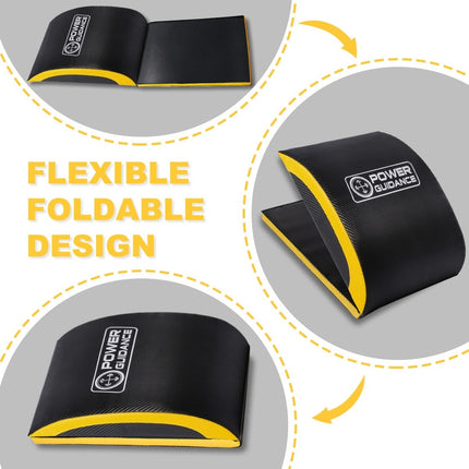POWER GUIDANCE Ab Exercise Mat - Sit Up Pad - Abdominal & Core Trainer Mat for Full Range of Motion - ONOMIE