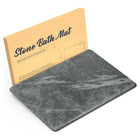Stone Bath Mat Diatomaceous Earth Shower Mat Non - Slip Super Absorbent Quick Drying Bathroom Floor Mat Natural - ONOMIE