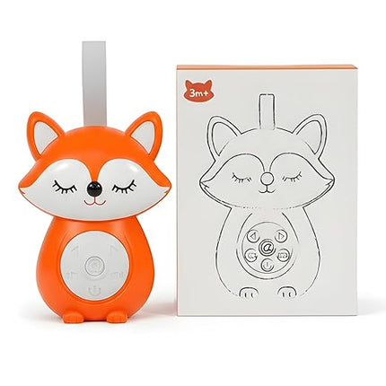 TOHIBEE Soothing Musical Fox Toy – Baby Sound Machine Sensory Music Toy for Boys & Girls (Orange) - Tohibee